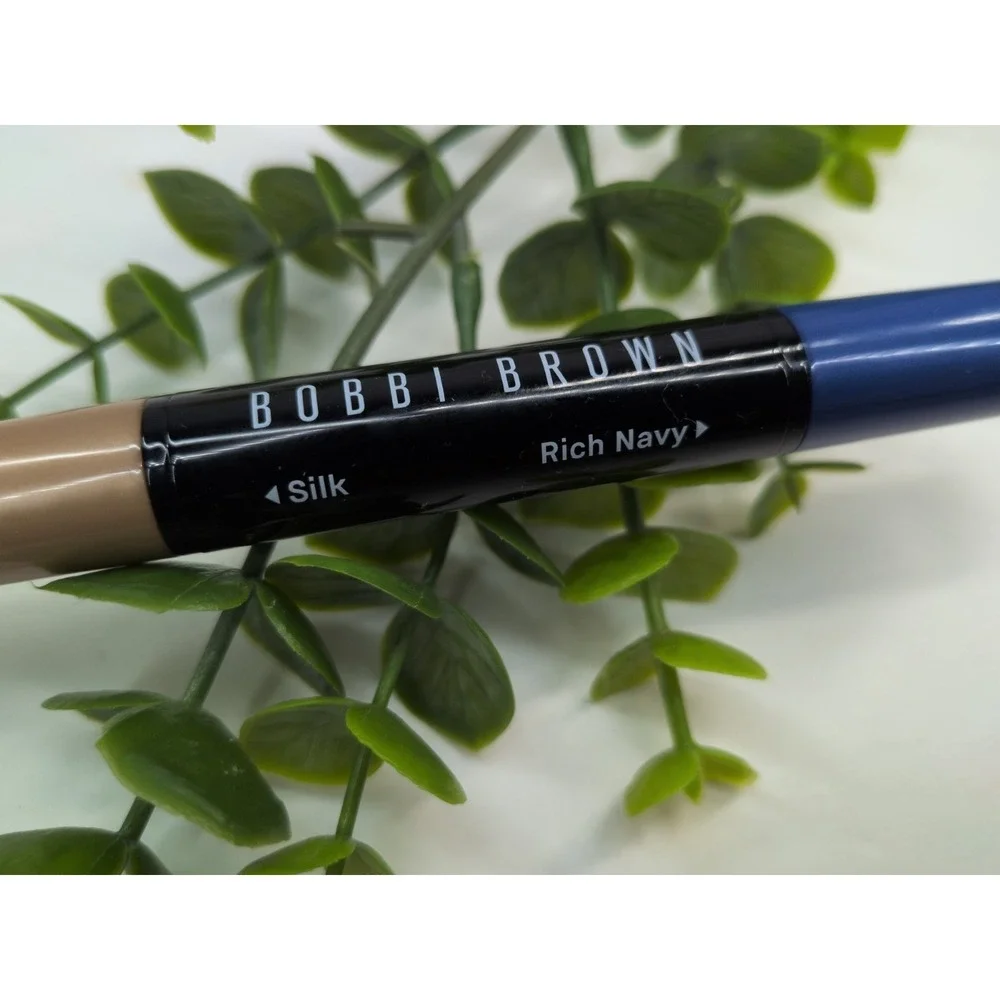 NEW! SILK & RICH NAVY🥰Bobbi Brown Dual-Ended Long Wear Cream Shadow Stick .05oz